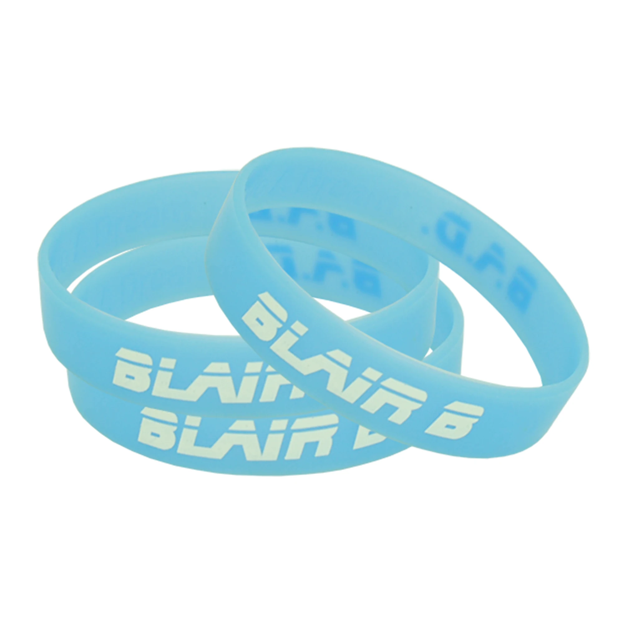 Personalized Silicone Wristband with Logo Printed, Rubber Bracelets for Motivation Events Gifts