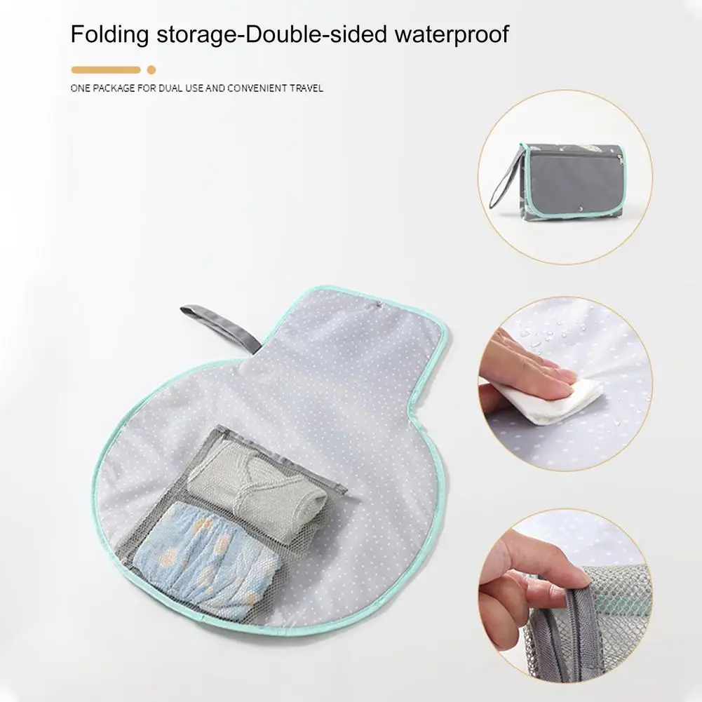 Baby Diaper Changing Pad, Waterproof Changing Pad, Out Portable Folding Multifunctional Stroller Bag