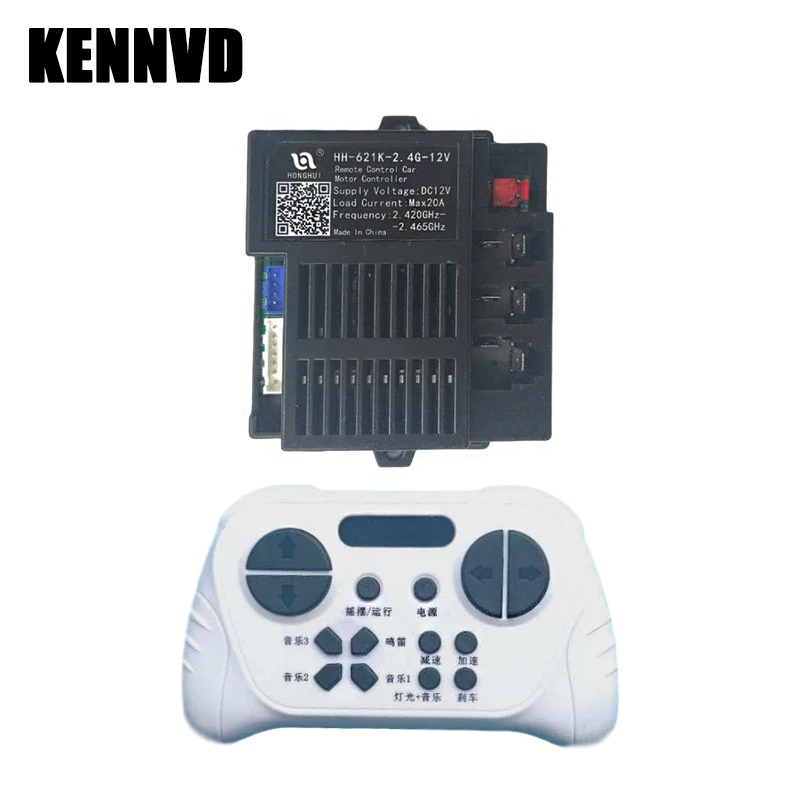 HH-621K-2.4G-12V Children's Electric Ride on Car 2.4G Bluetooth Remote Control Receiver Motor Control Box Transmitter Parts