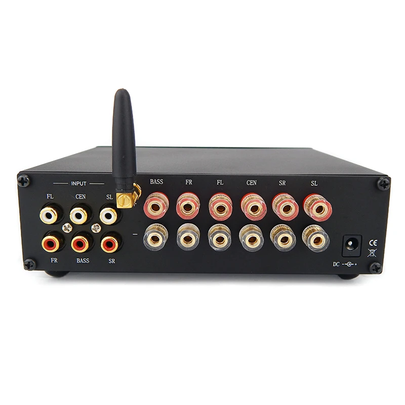 مضخم صوت منزلي HIFI Power متوافق مع البلوتوث TPA3116 5.1 صوت محيطي 6 قنوات SW 100 واط + 50 واط * 5 أمبير ضبط النغمة