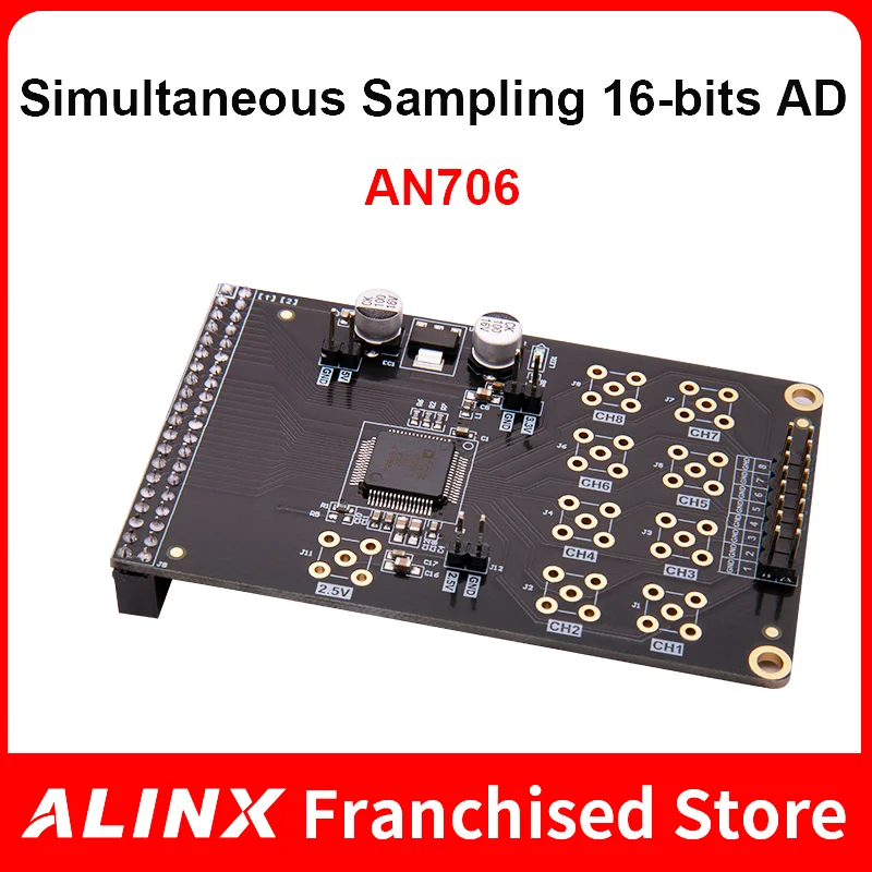 

ALINX AN706: 16-bits AD Module Multi-Channels Simultaneous Sampling for FPGA Board