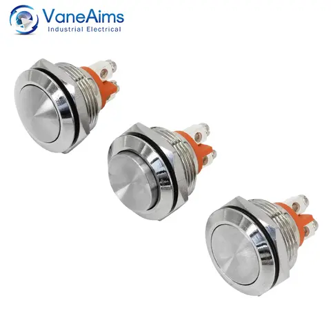 19mm 방수 금속 푸시 버튼 스위치 순간 자동 잠금 래칭 on off NO/NC 스위치 12v 자동차 자동 엔진 용 19mm 방수 금속 푸시 버튼 스위치 순간 자동 잠금 래칭 on off NO/NC 스위치 12v 자동차 자동 엔진 용