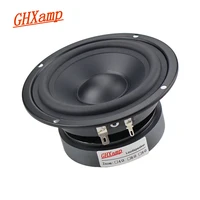 Unidad de altavoz de rango medio puro Hifi 4 pulgadas 115MM 80W altavoz Alto Mediant Home unidad media lado de goma papel recubierto mate DIY 1 Uds