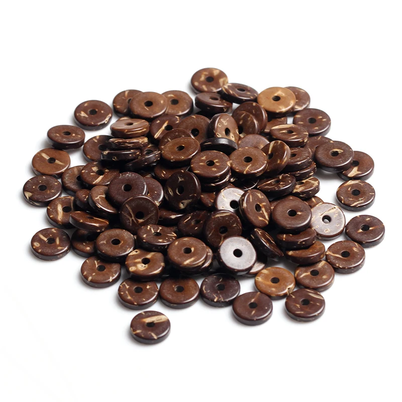 4A Natural Coconut Shell Crystal Single Bead DIY Jewelry Making