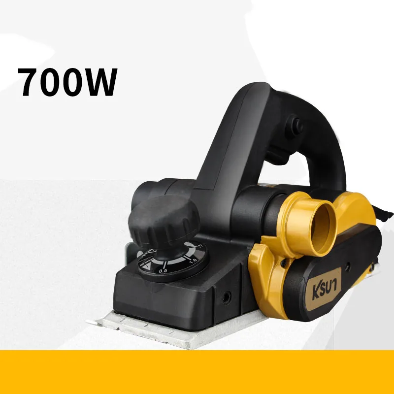 Electric Planer Household Small Multi-Function Portable Planer Woodworking Planer Desktop Hand Push Planer Power Tool