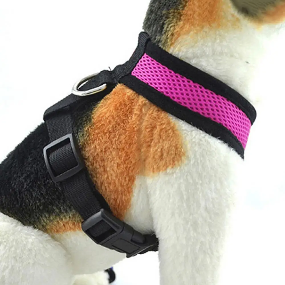 Dog Harness Strong Dog Puppy Walk Collar Soft Mesh Safety Strap Vest Adjustable Pet Control Harness Large Dogs Hauling Cable