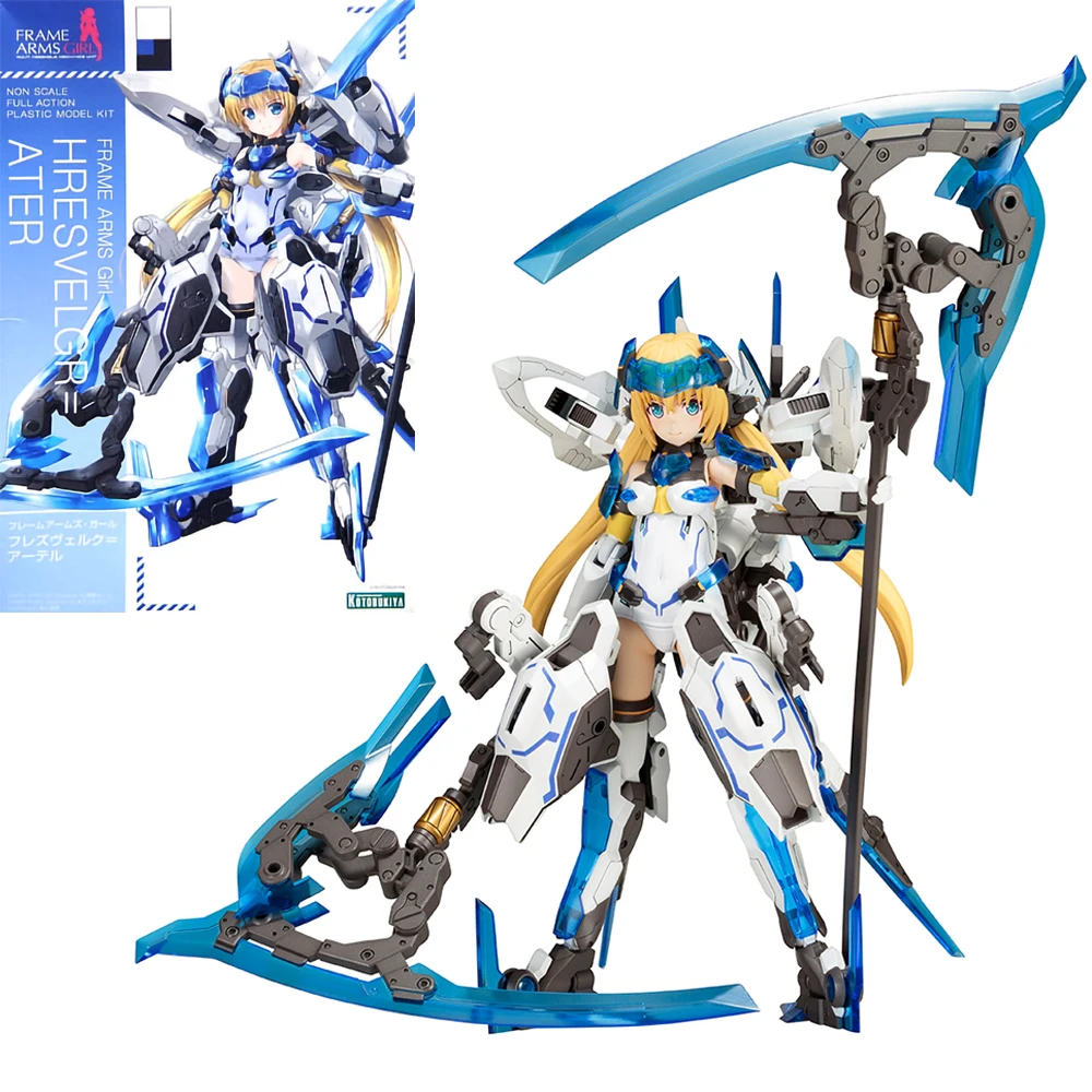 

Kotobukiya Original FG024R Frame Arms Girl Hresvelgr Ater Mobile Suit Girl Assemble Model Action Anime Figure Collectible Toys