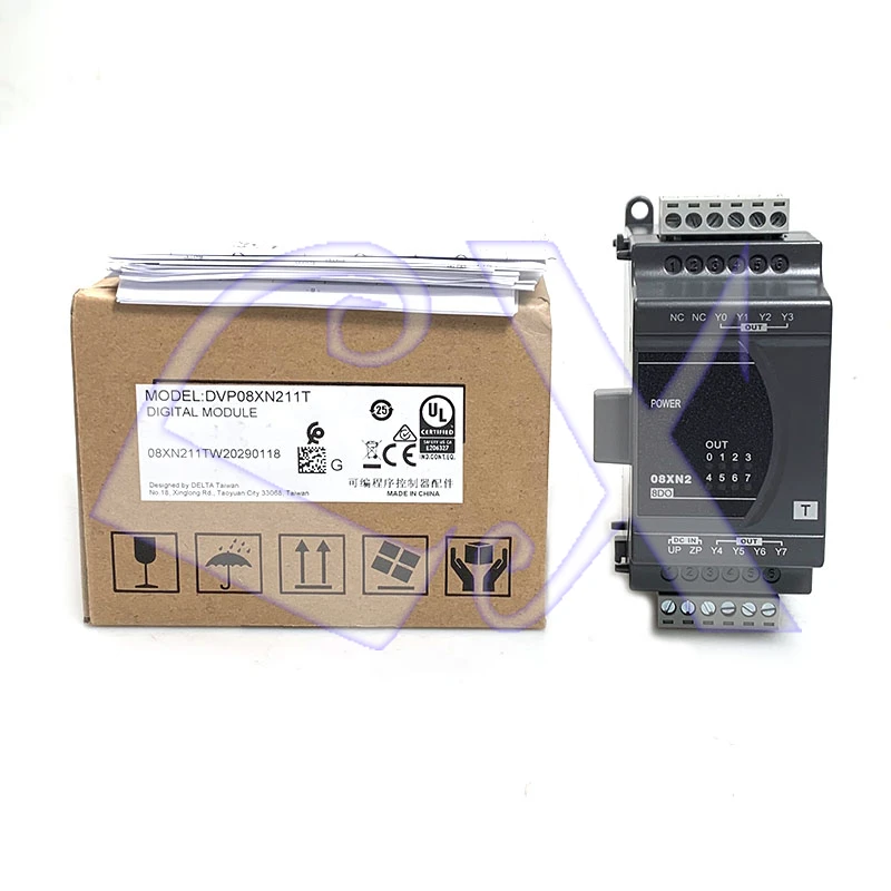 

Delta Original Full New PLC ES2 series DVP08XN211R/DVP08XN211T PLC Expansion module