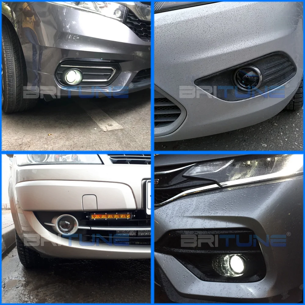 Car Lenses Fog Lights PTF Universal Spot Lights H11 H8 H9 HID Waterproof Bi-xenon Auto Lens Driving Lamp Car Lights Accessories