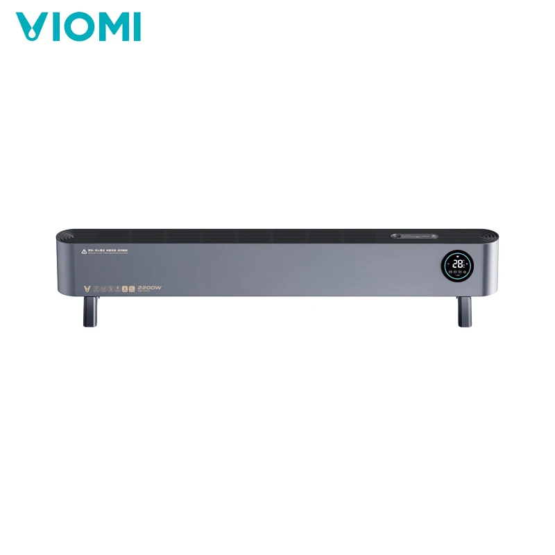 Viomi AI Vaseboard Electric Heater Steam Humidification VXTJ06 APP Intelligent Control IPX4 Waterproof Graphene Black Technology