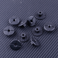 DWCX 10pcs K90 Plastic 2019900050 51711958025 Self Threading Plastic Nut Clip Fit For Mercedes-Benz W201 W124 190D 260E