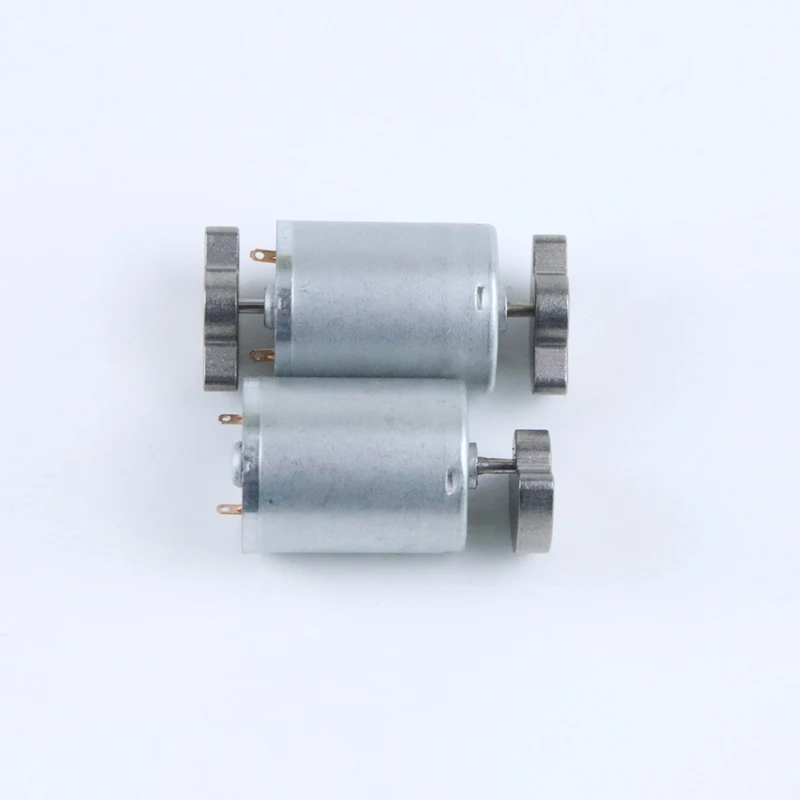4 개/대 370 DC 진동 모터 6V 12V 24V 고주파 진동기 편심 원형 팬 모양의 소형 소형 진동 모터