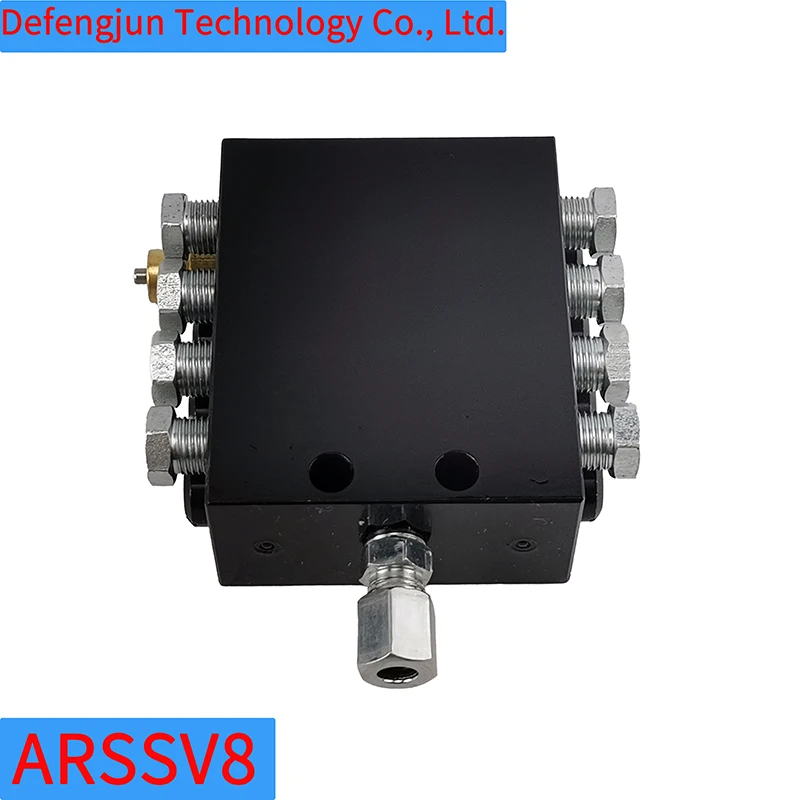 ARSSV Progressive Butter Dispenser 6 Nozzle Oil Separator Oil Distributor Progressive Distributor Integral Distributor