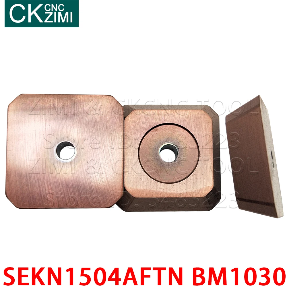 SEKN1504AFTN) เม็ด1504 AFTN BM1030คาร์ไบด์มิลลิ่งแทรกเครื่องมือCNCมีดแบบแทรกเครื่องมือสำหรับสแตนเลส