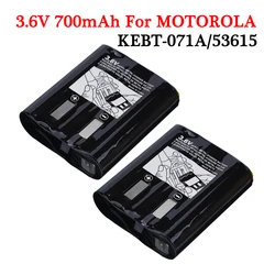 2pcs 3.6V 700MAH Walkie talkie Batteries For MOTOROLA EM1000 EM1000R KEBT-071 KEBT-071A KEBT-071-B KEBT-071-C KEBT-071-D 53615