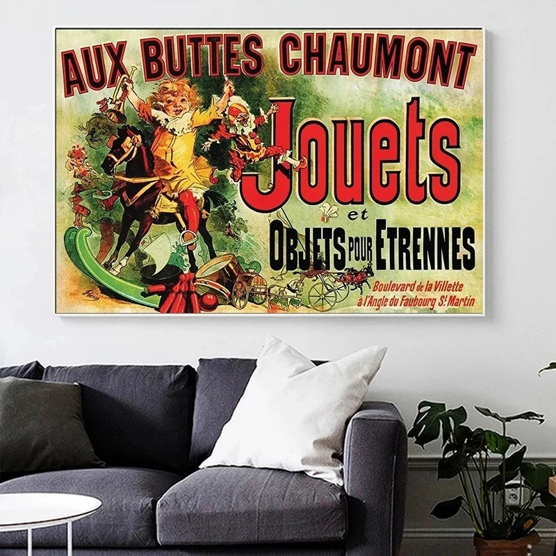 

Friends TV Canvas Painting Aux Buttes Chaumont Jouets Posters and Prints Wall Art Picture for Living Room Home Decor Cuadros