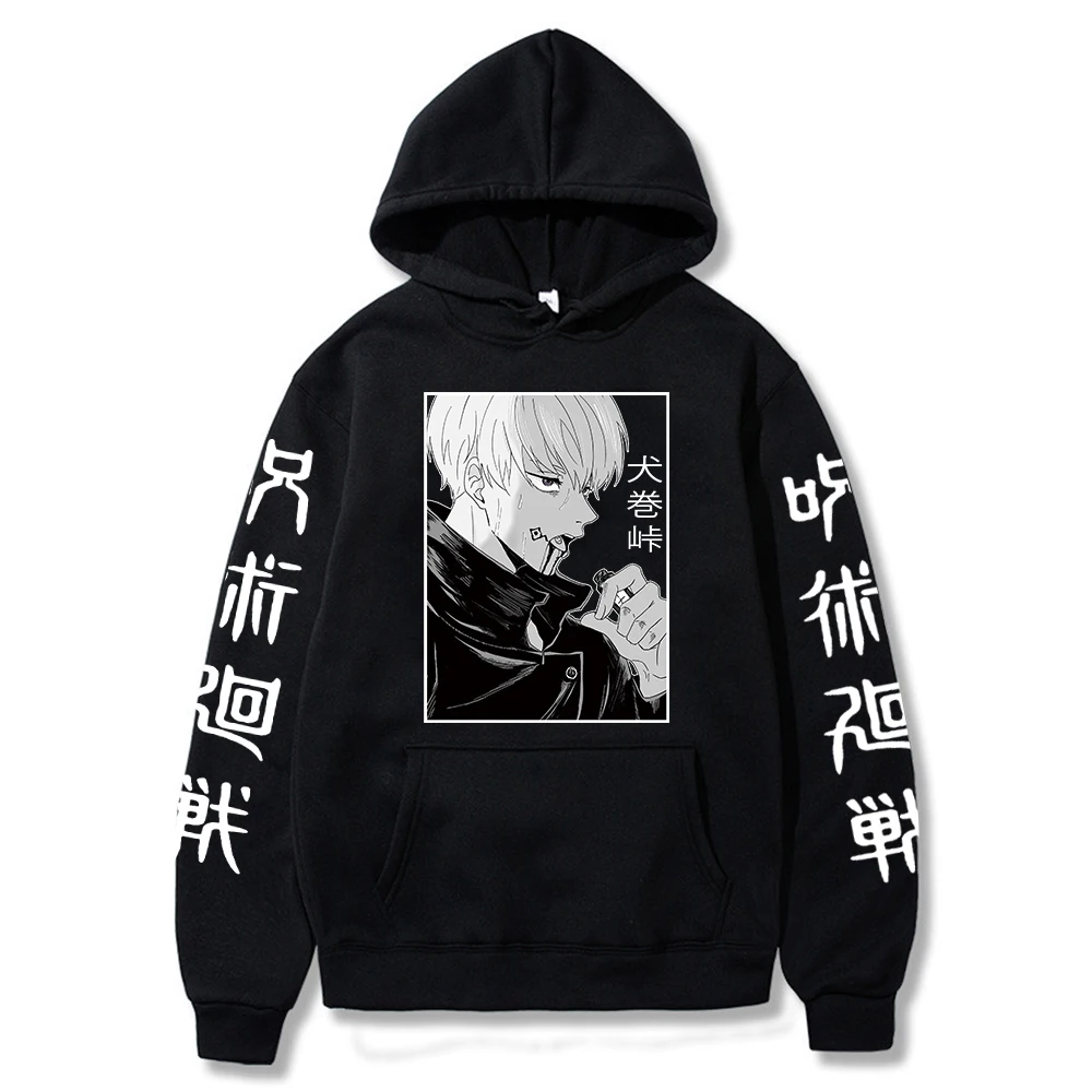 Manga Hoodie Men Anime Inumaki Toge Pullover Sweatshirts Unisex Casual Sports Tops Size XS-4XL