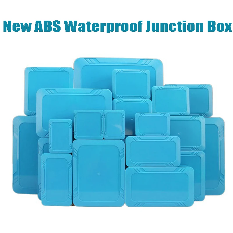 

Waterproof Blue ABS Plastic Project circuit board control Junction Box Storage Case Enclosure Housing Case Electronic Supplies