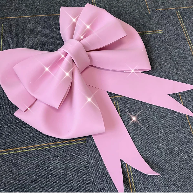 DIY Large Bowknot Door Decoration for Shop Car Wedding Party Festivity 4S Big Bowknot Occasion Decorative Accessory
