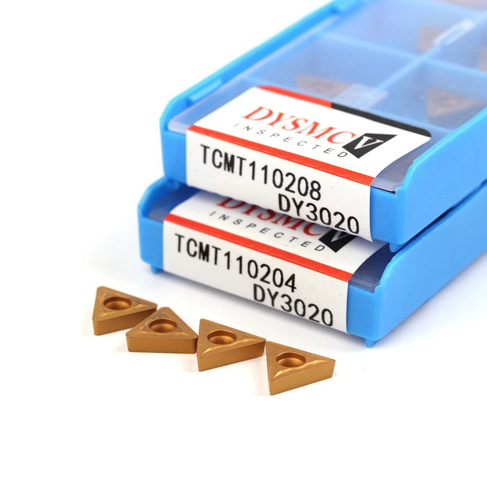 TCMT110204 TCMT110208 DY3020 تحول أداة شفرة من الكربيد آلة خرط تعمل بالتحكم الرقمي بواسطة الحاسوب شفرة لتجهيز الصلب شحن مجاني