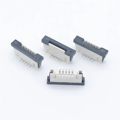 10pcs FFC FPC socket 1.0mm 4/6/7/8/9/10/12/14/15/16/20/22/24/26/28/30/34/40/45/50/54/60 Pin Vertical Type Ribbon Flat Connector