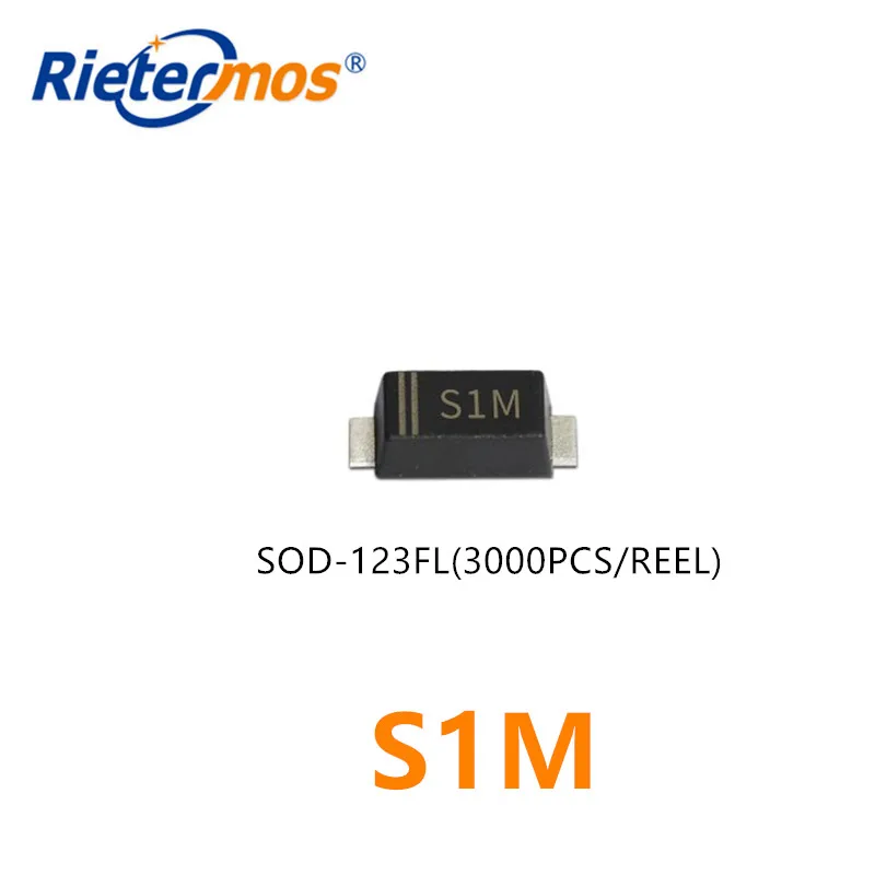 3000PCS  S1M  DSR1M SOD-123FL MADE IN CHINA