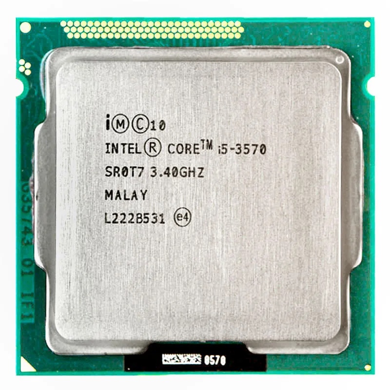 Intel Core i5 3570 processor i5 -3570 3.4GHz/ 6MB LGA 1155 CPU Processor  HD 2500 Supported memory:  DDR3-1333, DDR3-1600