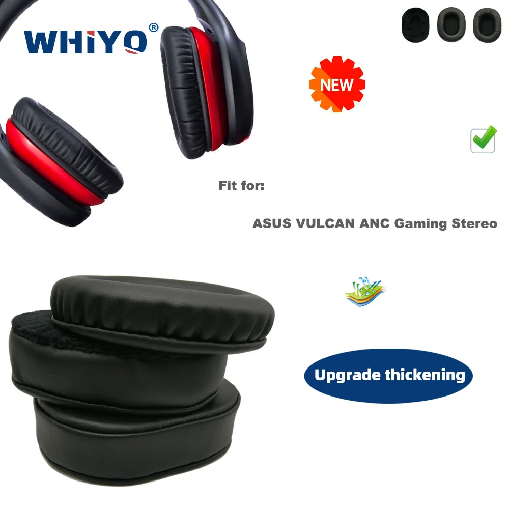 

New Upgrade Replacement Ear Pads for ASUS VULCAN ANC Gaming Stereo Headset Leather Cushion Velvet Earmuff Earphone Sleeve Cover