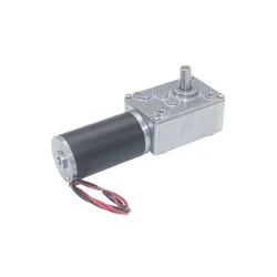 Engranaje de torsión potente DC12V 24V, Motor de engranaje helicoidal de Metal, eje tipo D invertido de baja velocidad 70kg.cm, Motor de engranaje helicoidal de autobloqueo