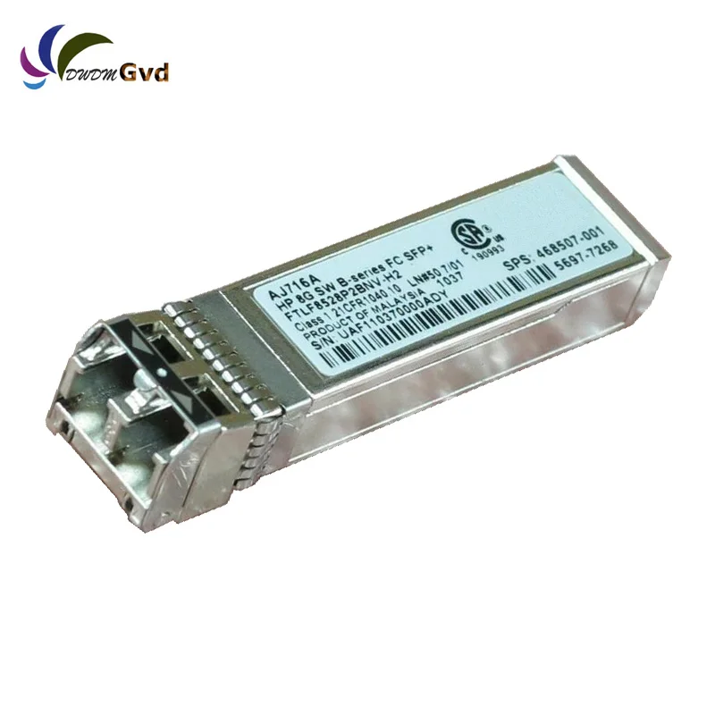 468507-001 AJ716A HPE متوافق SFP 8GB SW B-Series 850nm 300m الألياف قناة مثبت جهاز إرسال واستقبال