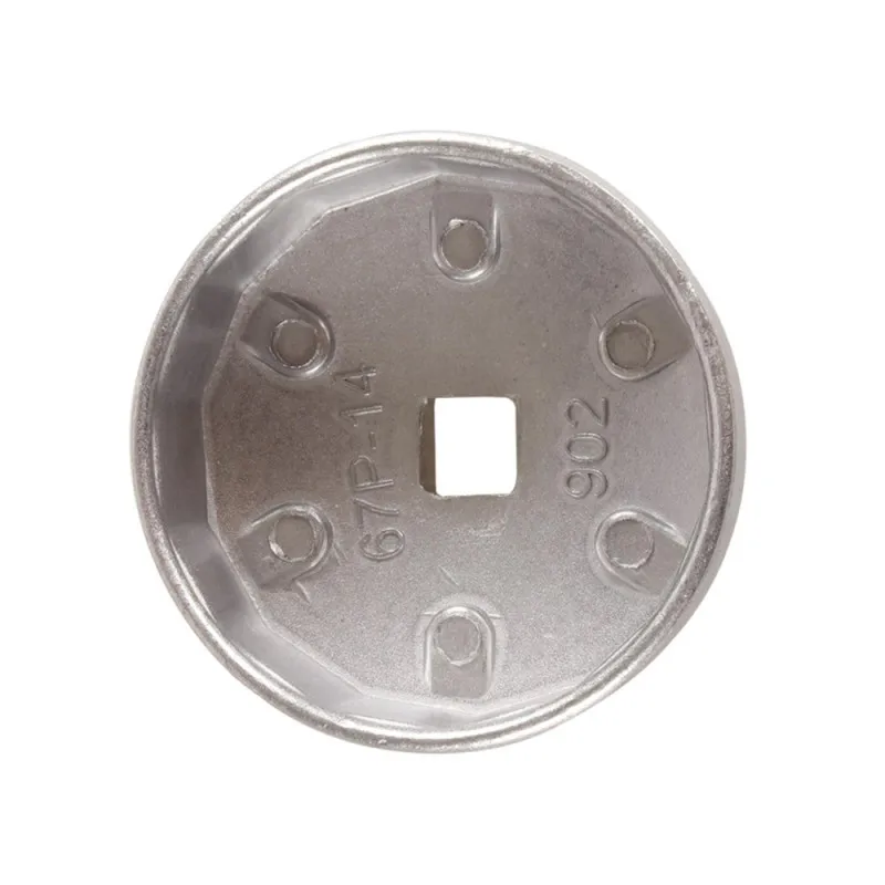 Llave de filtro de aceite de tapa de aleación de aluminio Premium, llave de filtro de aceite de mano para coche, herramienta de carcasa, removedor