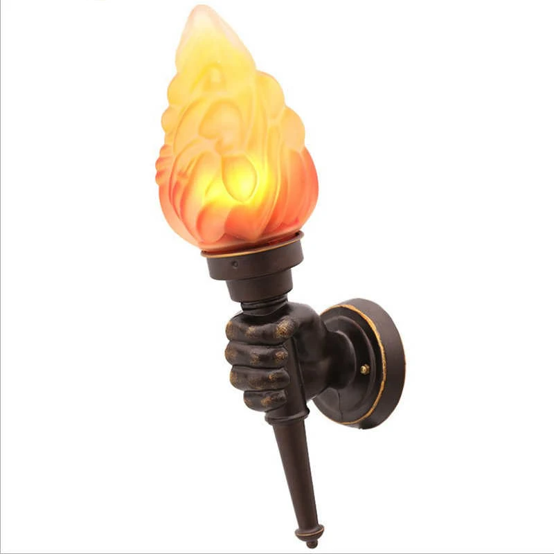 Retro Industrial Wall Lamp Creative Personality Cafe Hall Aisle Corridor Bar Decoration Torch Wall Lamp