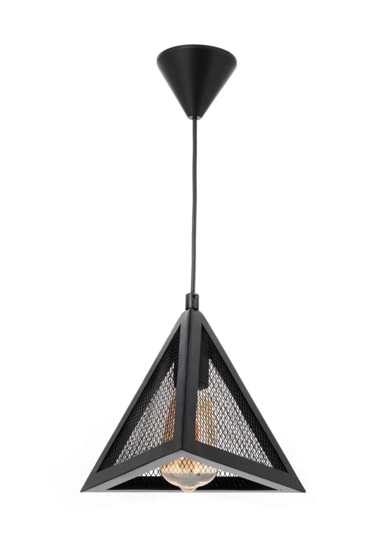 Honeycomb New Style Rustic Triangle Single Chandelier