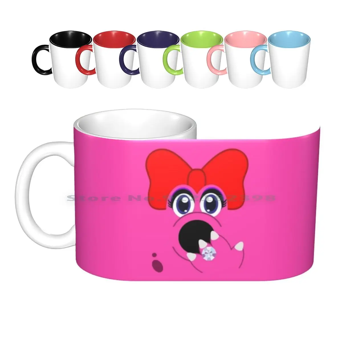 Birdo Ceramic Mugs Coffee Cups Milk Tea Mug Birdo Super Pink Yoshi Cute Maker Wii U Princess Gaming Gaymer Trans Socked Diamond