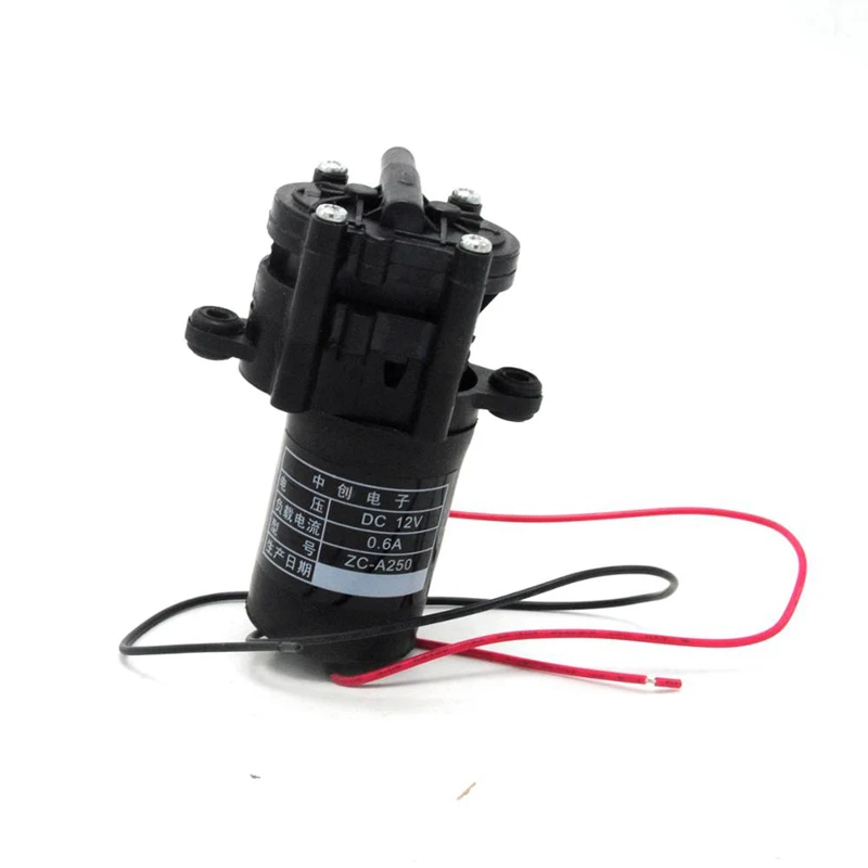 ZC-A250 Water Pump Mini Gear Pump Self-priming Corrosion-Resistant 12V