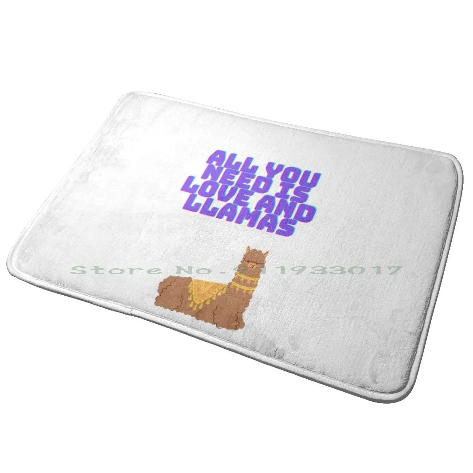 All You Need Is Love And Llamas Entrance Door Mat Bath Mat Rug Sasha Faketaxis Big Grey Xvideos Mia Ass Milk Khalifa Sexy Happy