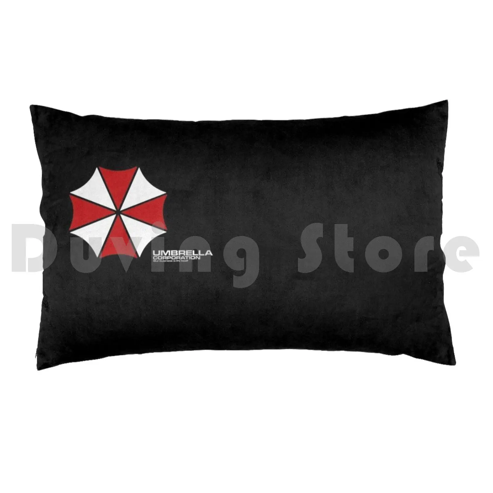 Umbrella Corporation Pillow Case DIY 50*70 Umbrella Corporation Biohazard Zombies Umbrella Zombie Jill