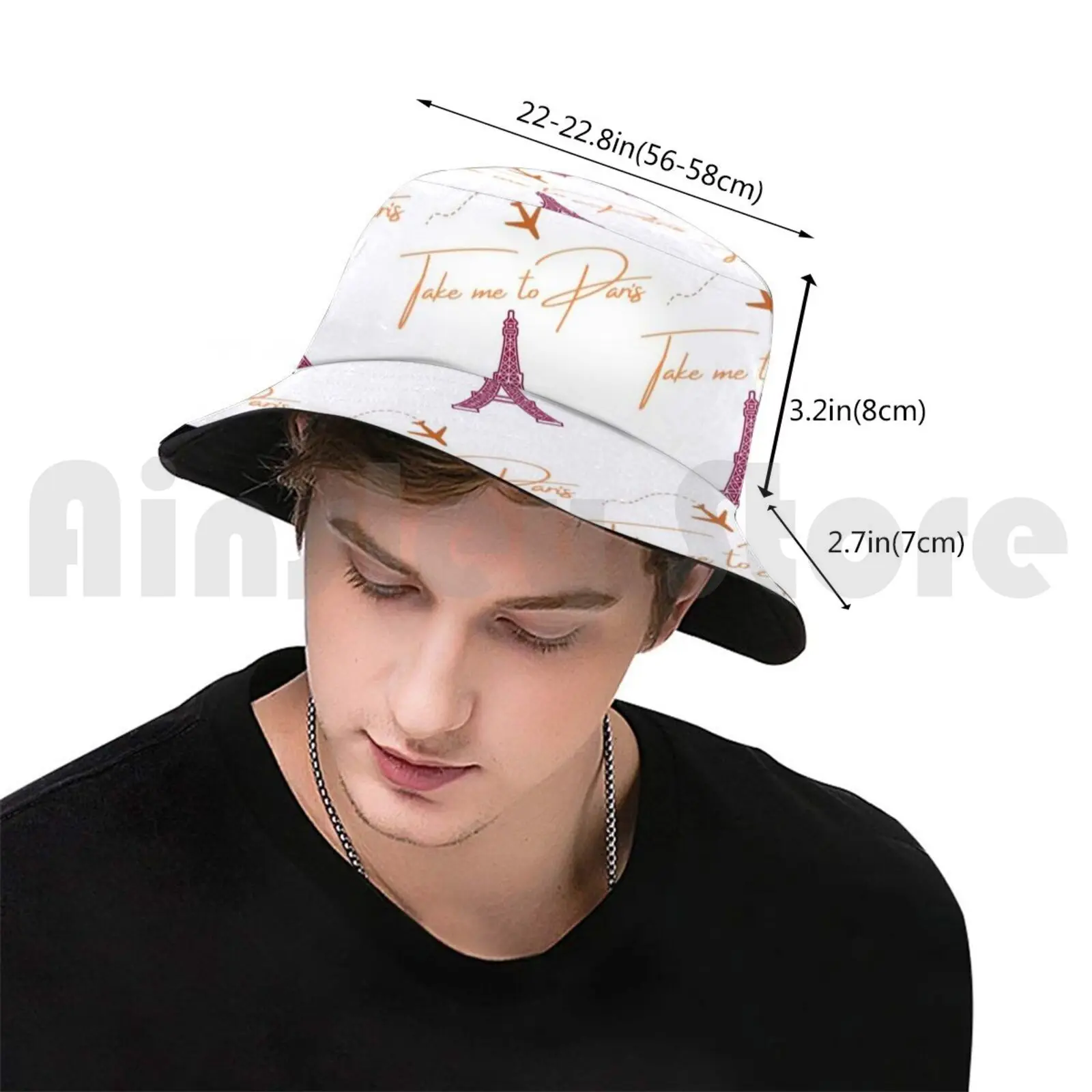 Take Me To Paris Sun Hat Foldable UV Protection Take Me To Paris I Love Paris Paris City Of Lights France Paris France