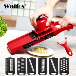 WALFOS Multifunction Vegetable Cutter Chopper Potato Onion Slicer Shredder Carrot Grater Fruit Peeler Kitchen Accessories Gadget