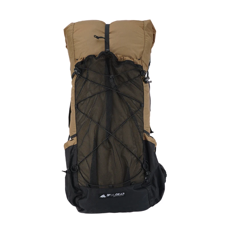 Mochila de senderismo resistente al agua 3F, bolsa ligera para acampar, viajes, montañismo, Trekking, 40 + 16l, UL GEAR