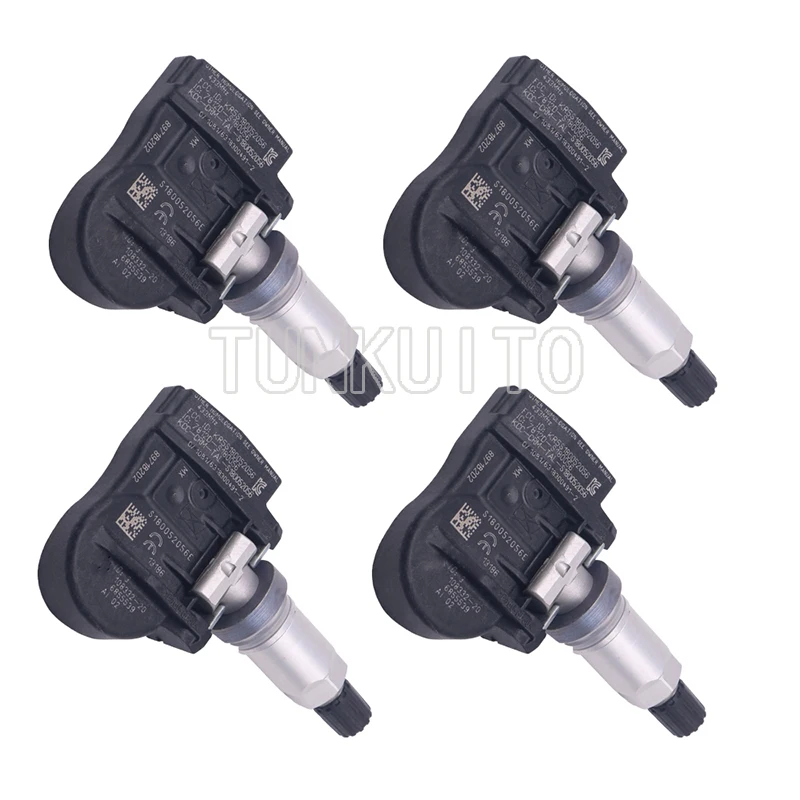 4 Pieces NEW Original BMW TPMS Tire Pressure Monitor Sensor for BMW 2-Series 3-Series 4-Series Mini Club I3 X1 433Mhz 6855539