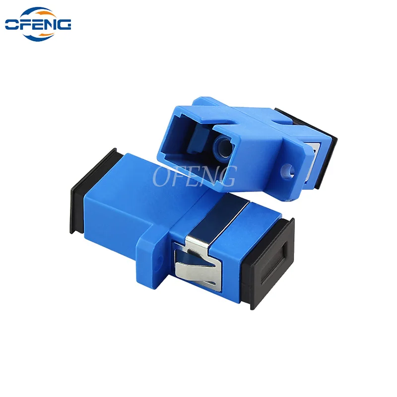 Adaptador de conector de fibra óptica, sc/apc, sm, flange, monomodo, simplex, acoplador, atacado para o brasil, 10 pcs/lot