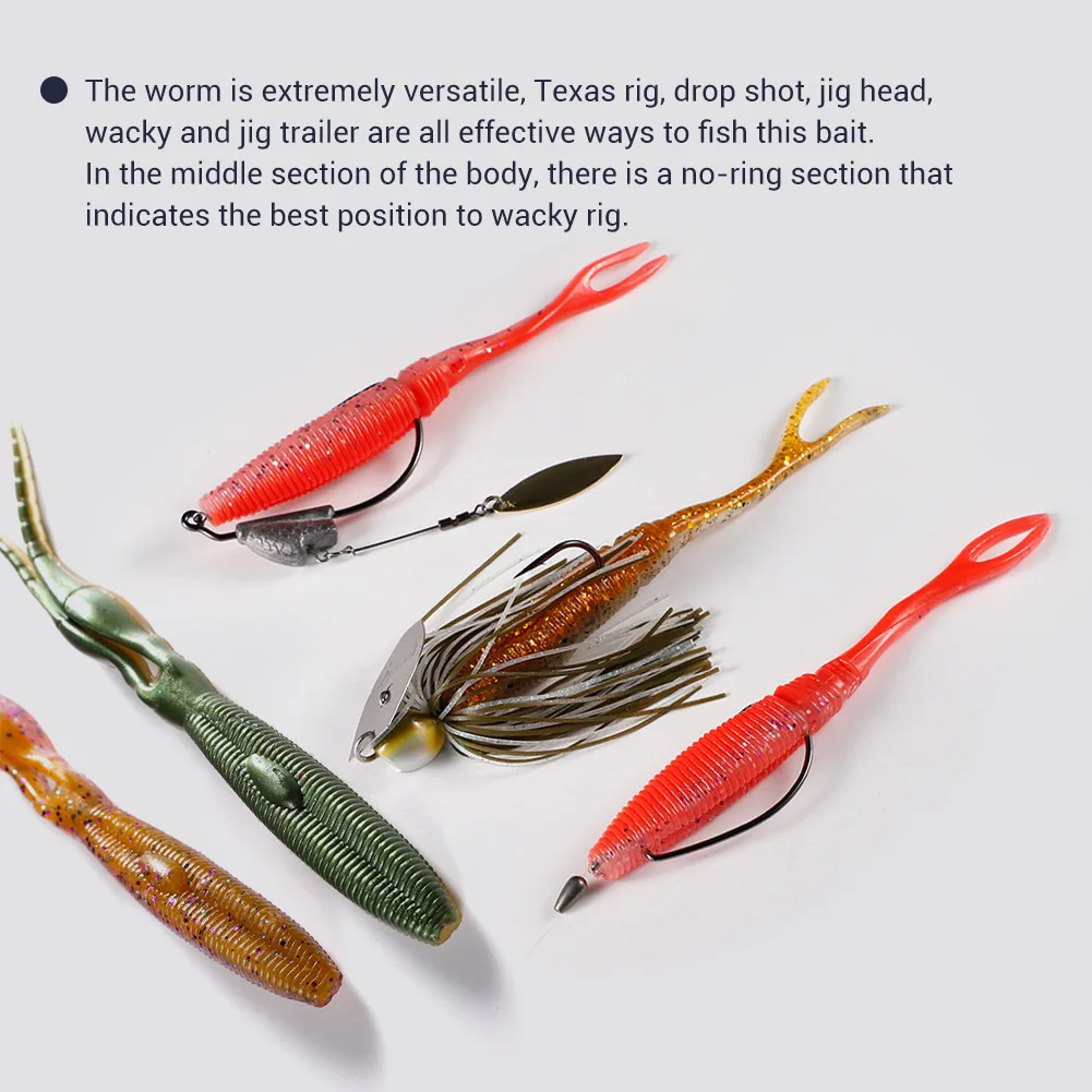 NOEBY Chunk Jig Trailer Swimbait lubina blando - imagen 4