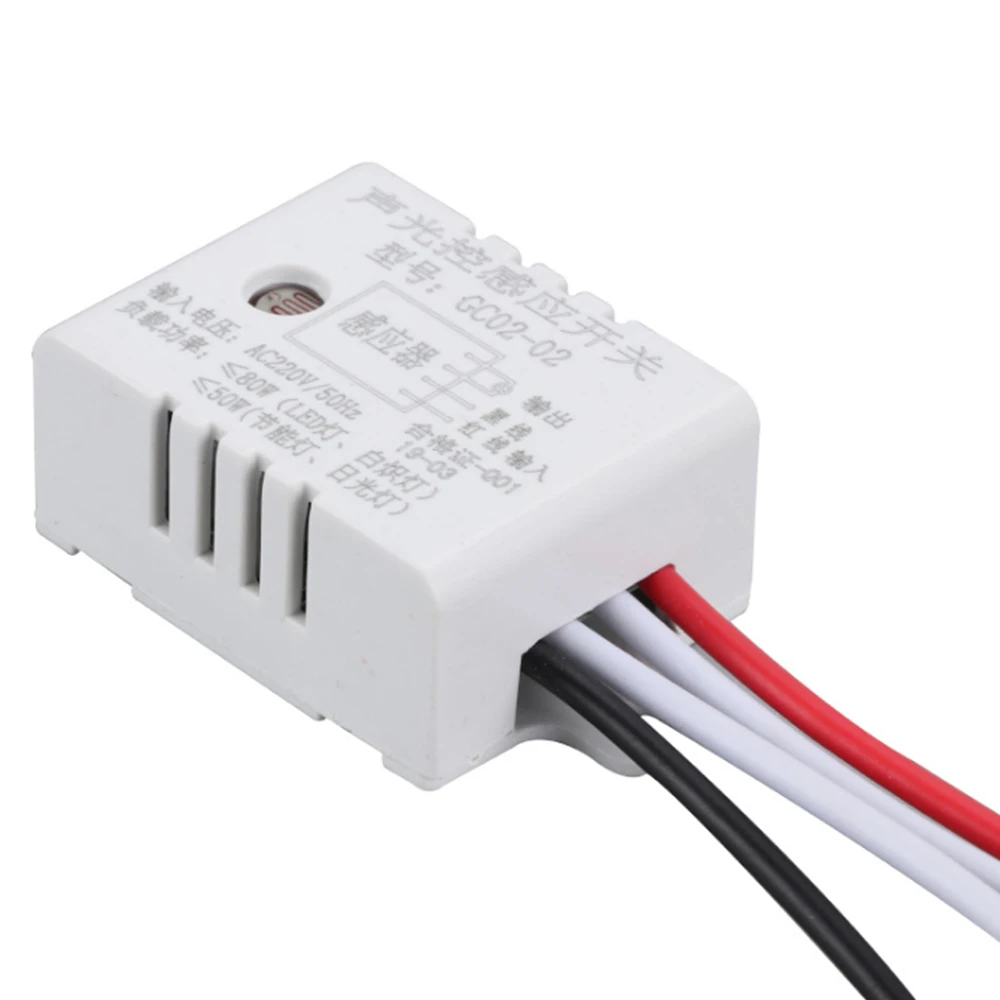

AC 220V 50Hz Automatic Switch Sound-Light Controlled Sensor Switch