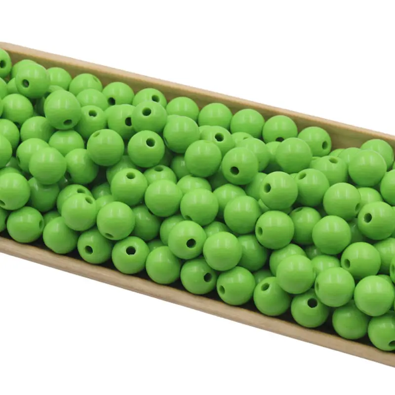 Рисунок 4 - Однотонные акриловые Круглые бусины