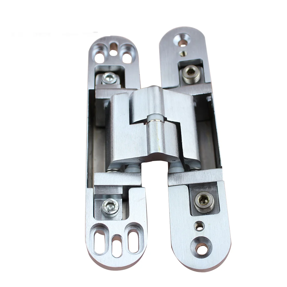 RCH-10 2PCS Three Direction Invisible Adjustable Heavy Duty Bearing 60kg Wooden Door Cross Hidden Hinge