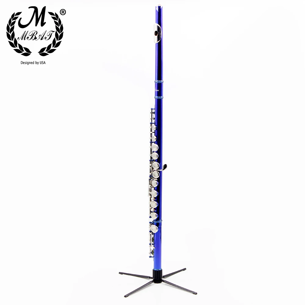 M MBAT Flute Stand High Quality Woodwind Instrument Accessories Portable Base Foldable Clarinet Rest Rack Holder Music Tools