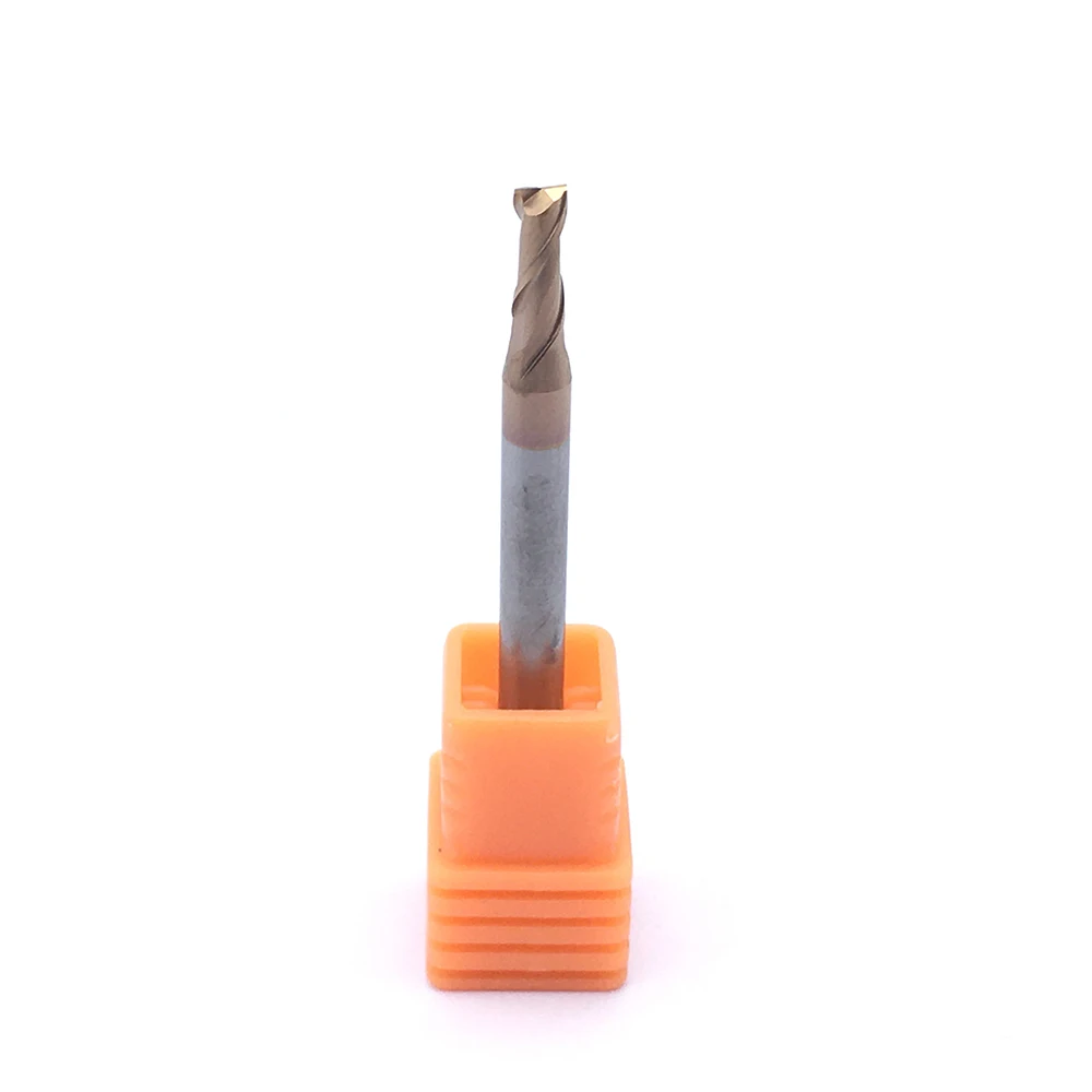 Fresa de topografia hrc60 2f usada, liga de tungstênio e aço, ferramentas para fresadora, cnc para aço, carpintaria, 1 peça