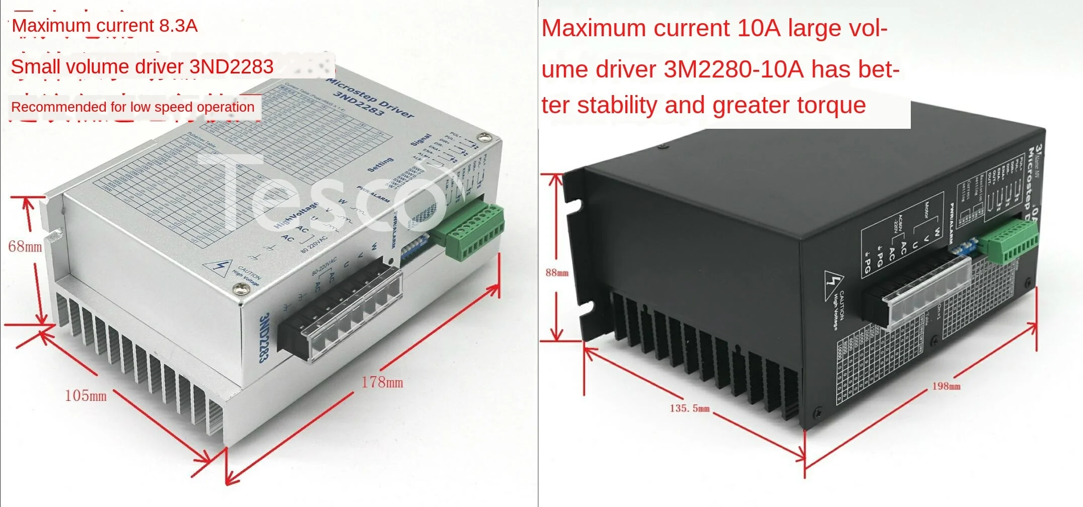 110 stepper motor driver set 220 high voltage 10A package mail 8N12N16N