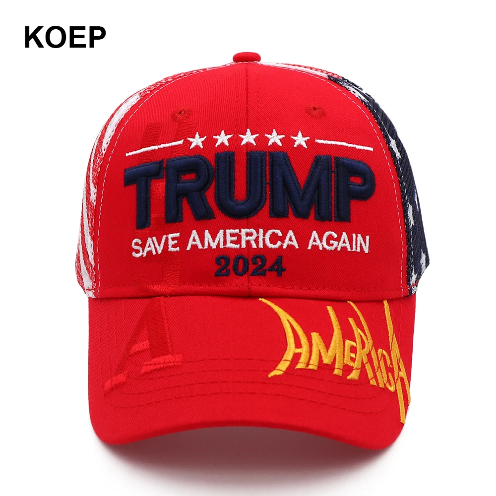 New Donald Trump 2024 Cap USA Baseball Caps SAVE AMERICA AGAIN Snapback President Hat Embroidery Wholesale Drop Shipping Hats